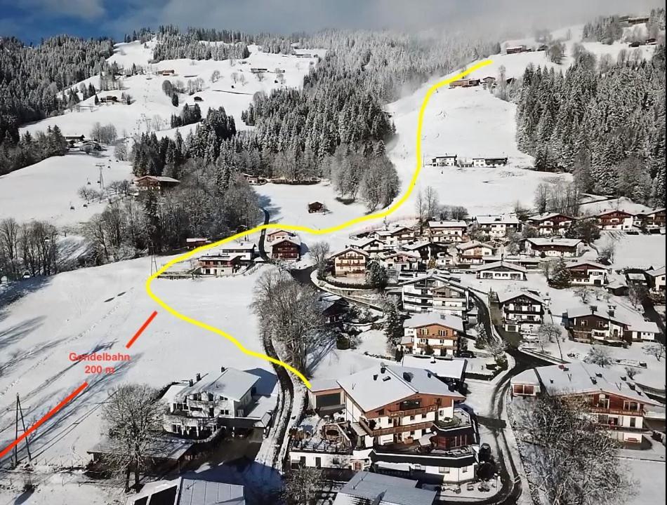 Luxus Ferienwohnung Almhuette Brixen im Thale Buitenkant foto