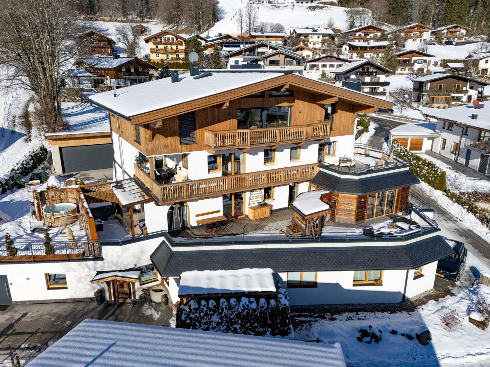 Luxus Ferienwohnung Almhuette Brixen im Thale Buitenkant foto